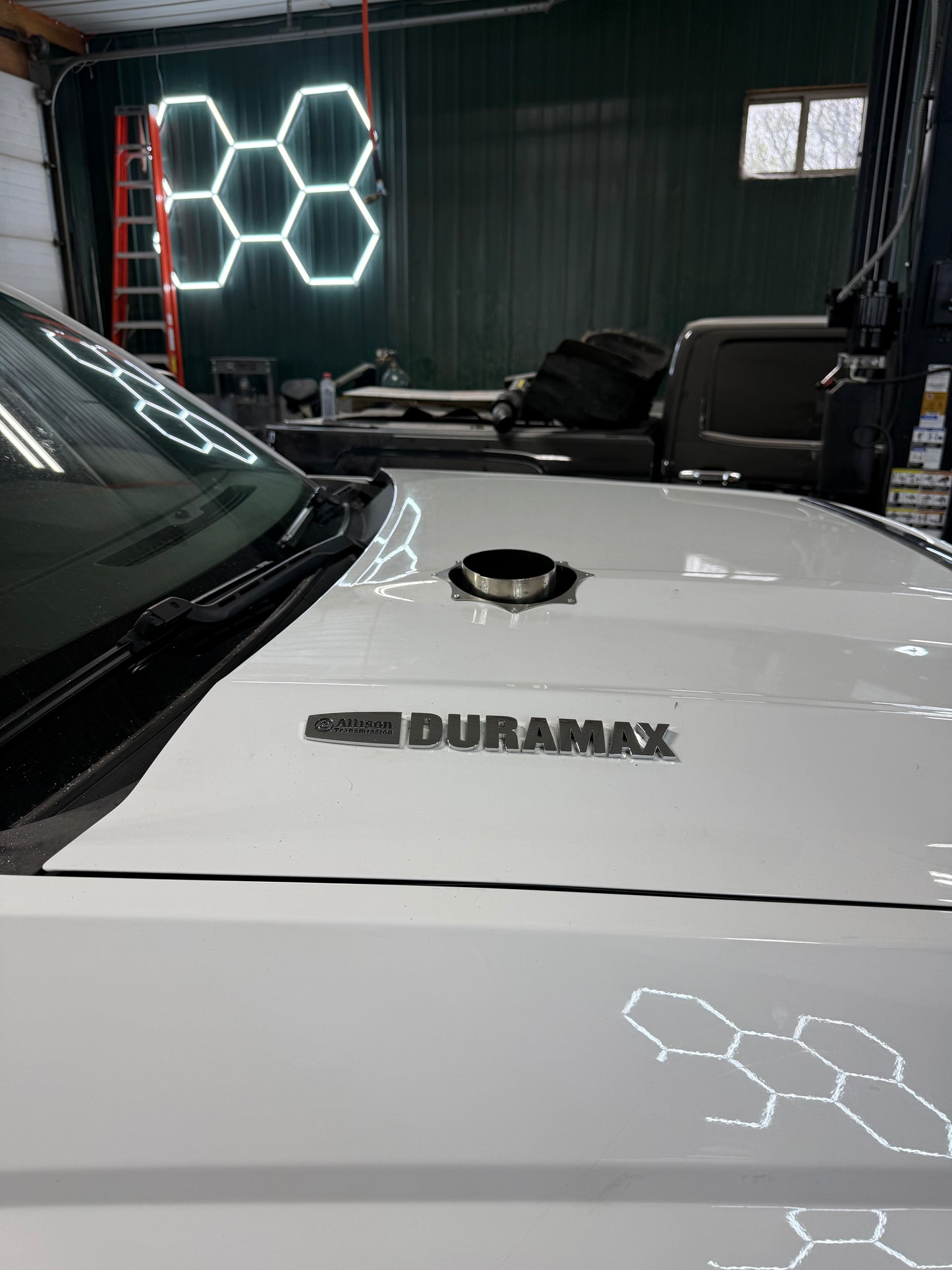 L5P Duramax Hood Stack 4 Inch 17-19 !Clears ram air!